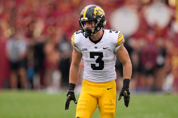 Eagles move up in NFL draft, select Iowa DB Cooper DeJean