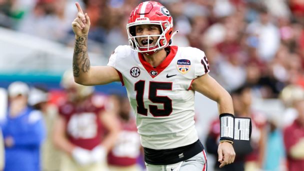 For Georgia QB Carson Beck, being boring isn't a bad thing