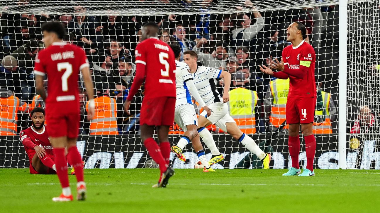 Liverpool player ratings: Van Dijk earns a disappointing 3/10 as Atalanta stun Reds