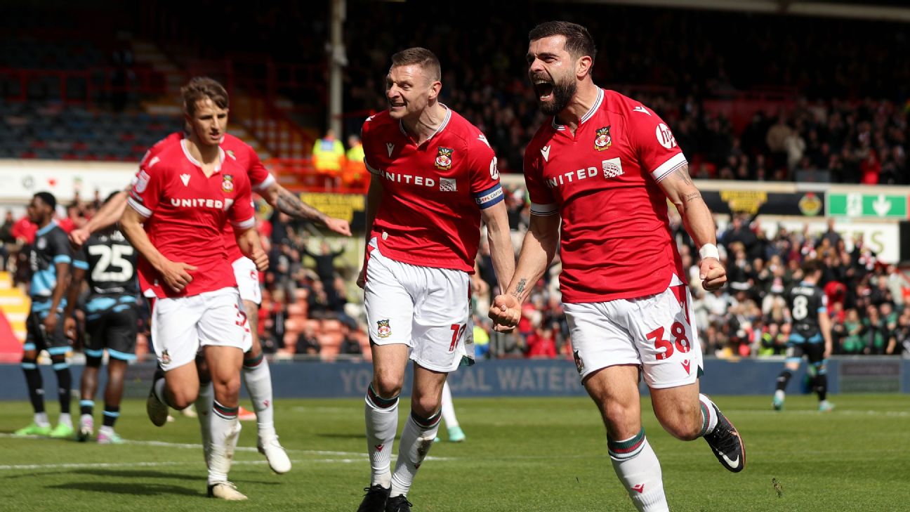 Wrexham hit six to earn second straight promotion www.espn.com – TOP