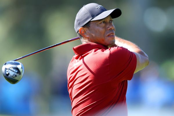 Tiger gets early look at Valhalla for PGA Champ.