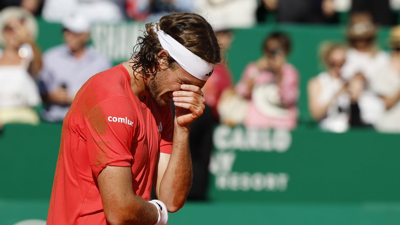 Tsitsipas lets tears flow after Monte Carlo title win