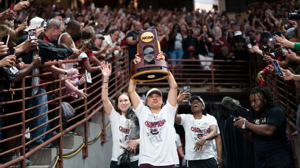 Best moments from South Carolina's women's basketball parade