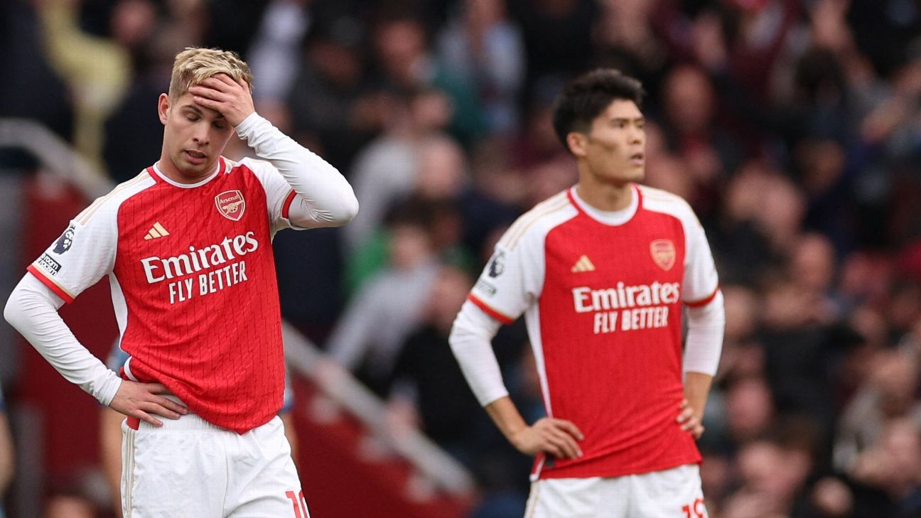 Arsenal must shake off Villa loss, Leverkusen's title joy, more: Marcotti recaps the weekend