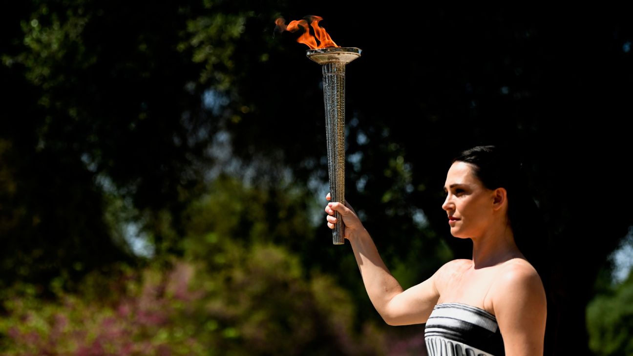 Olympic flame lit in Greece [1296x729]