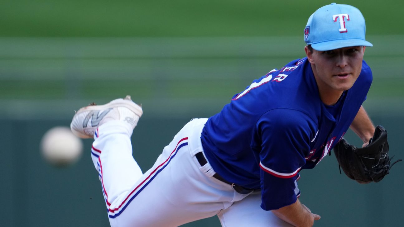 Rangers call up RHP Jack Leiter, former No. 2 overall pick
