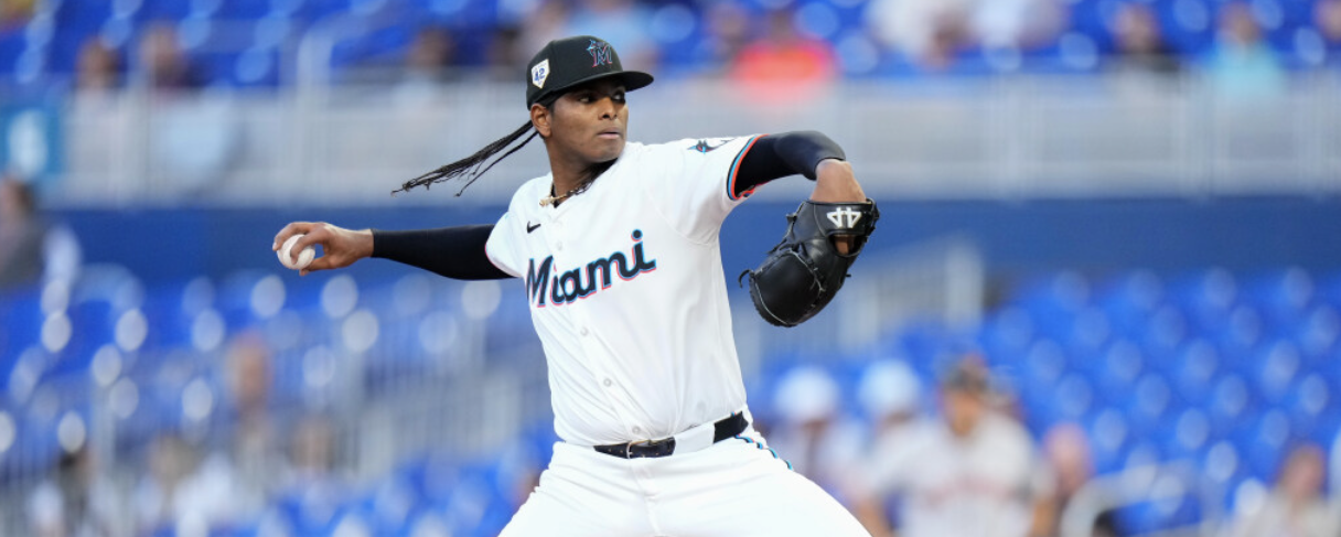 Eury Perez - Lanzador Abridor de Miami Marlins - - ESPN (PA)