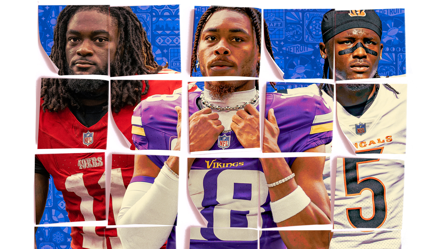 Our annual mock draft with 32 first-round trades: How three star wideouts could find new teams