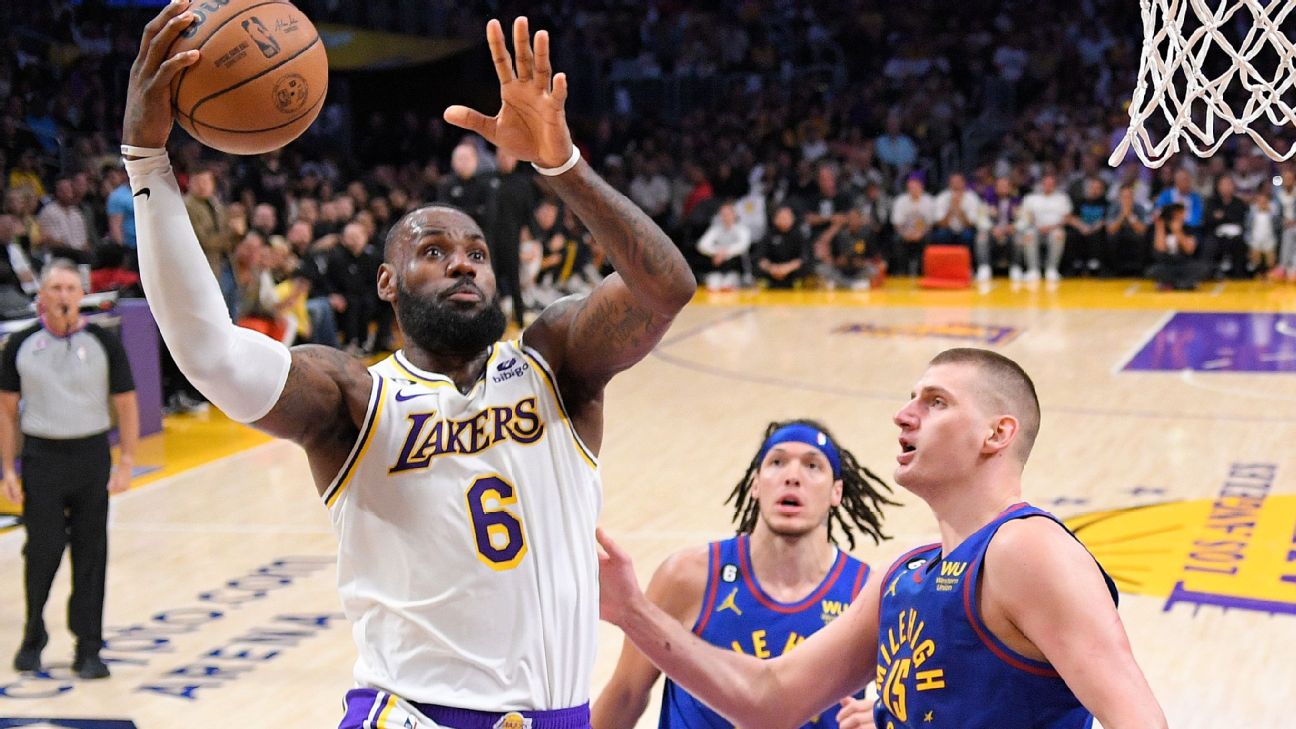 The Los Angeles Lakers' uphill battle against defending champion Denver