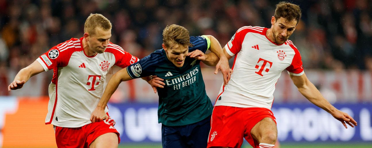 Champions League live blog: Bayern close out Arsenal; Man City, Real Madrid head to extra time