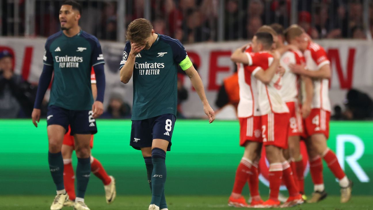 Bayern give inexperienced Arsenal a painful Champions League lesson www.espn.com – TOP