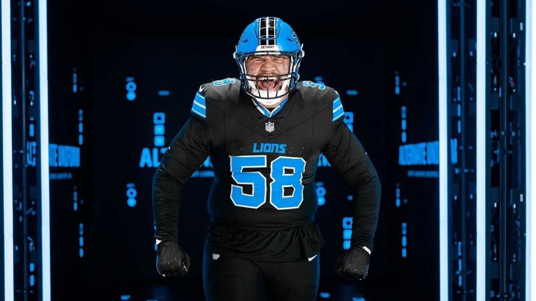 Detroit lions jersey black on sale