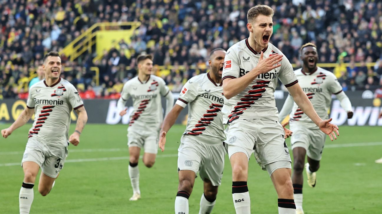 Leverkusen's unbeaten run reaches 45 games