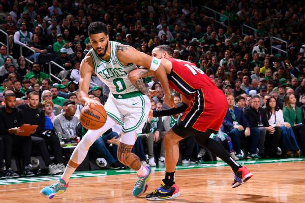 Tatum, Celtics: Scary collision 'playoff basketball'