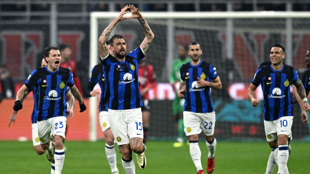 Inter win feisty Milan derby to clinch Serie A title www.espn.com – TOP