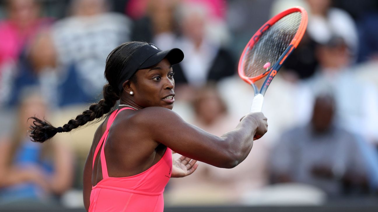 Stephens wins clay-court title, and questions surround Nadal and Djokovic