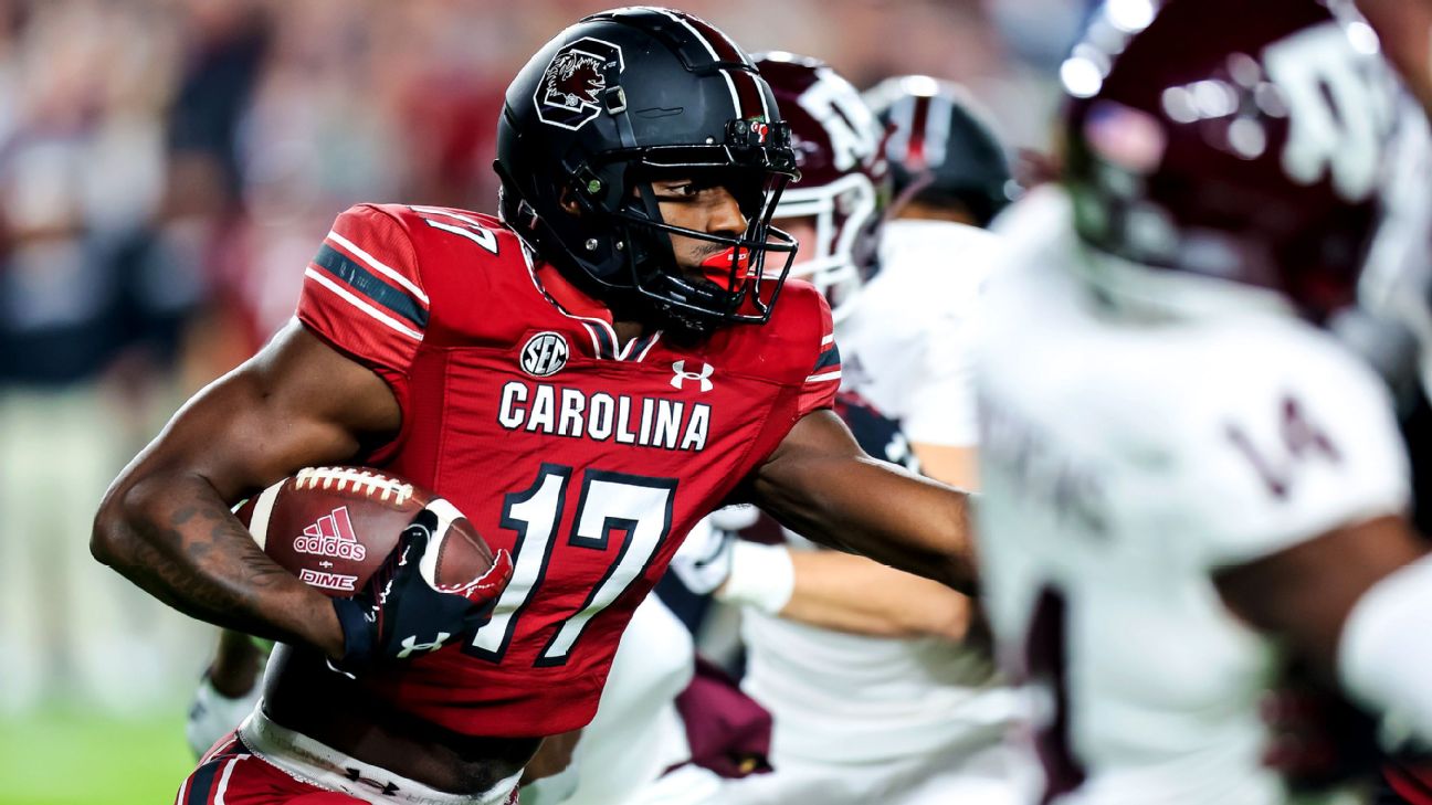 Carolina Panthers 2024 NFL draft picks  Trade into Round 1 lands South Carolina WR Xavier Legette