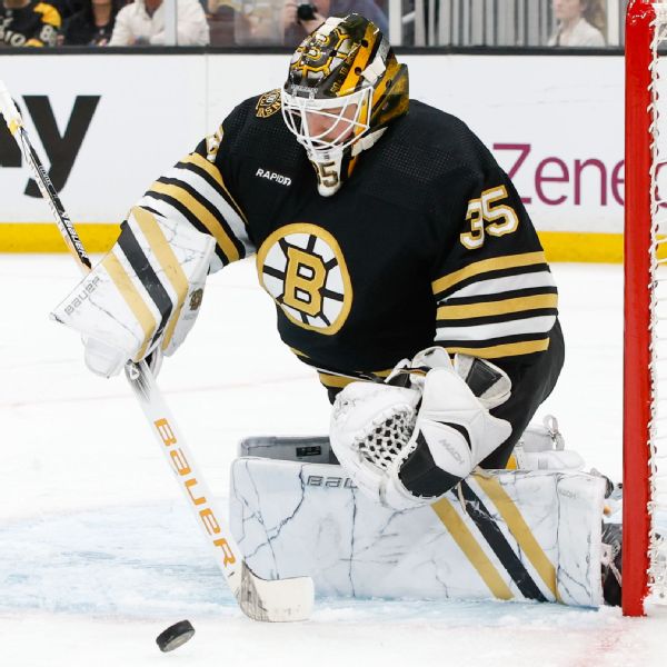 'No second guesses': Bruins start Ullmark, lose G2