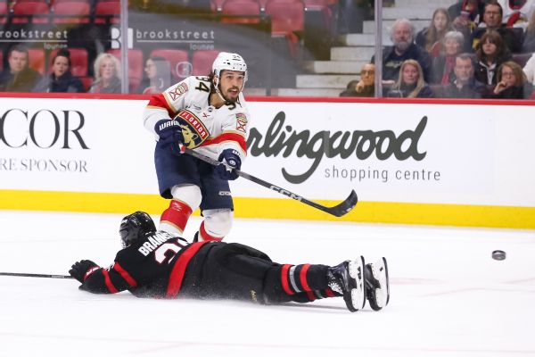 Panthers' Lomberg to miss Game 2 with illness