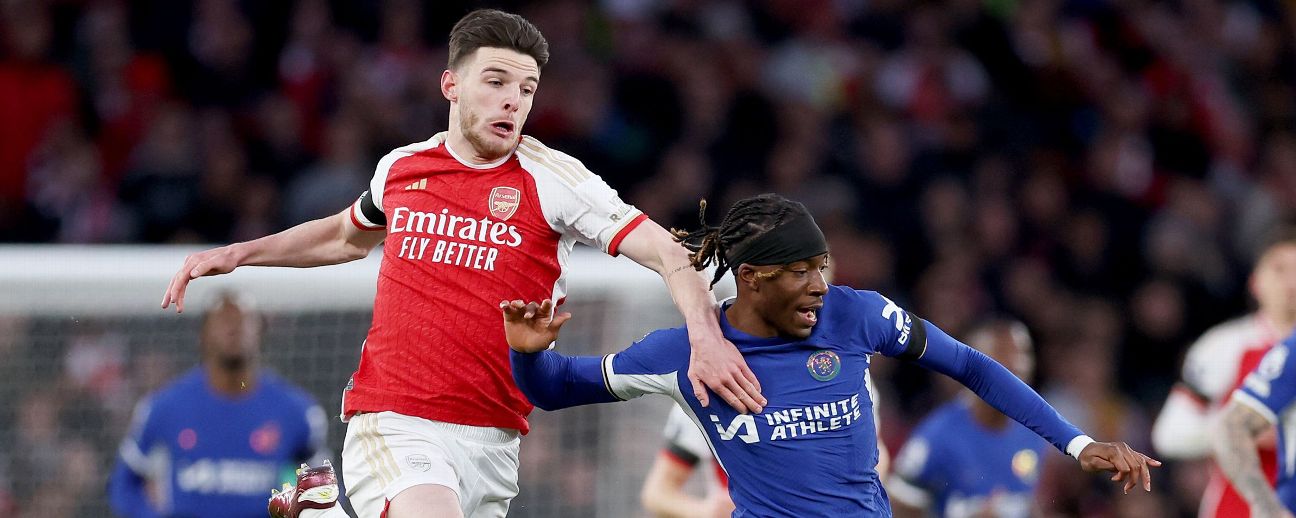 Follow live: Arsenal will take over sole possession of first  place in Premier League with win over Chelsea