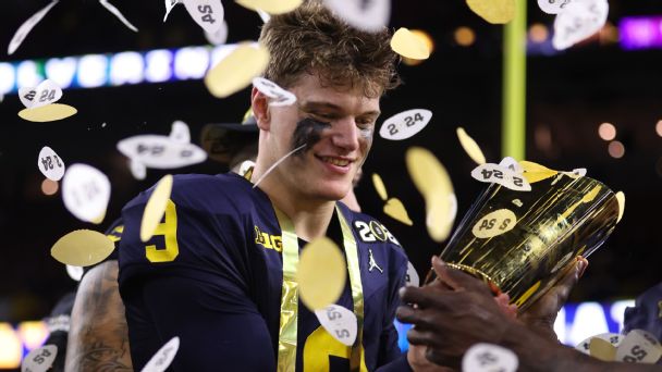 J.J. McCarthy is latest national champion QB-turned-NFL first-rounder