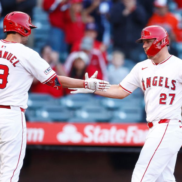 Trout homers in return to leadoff spot as Angels end skid