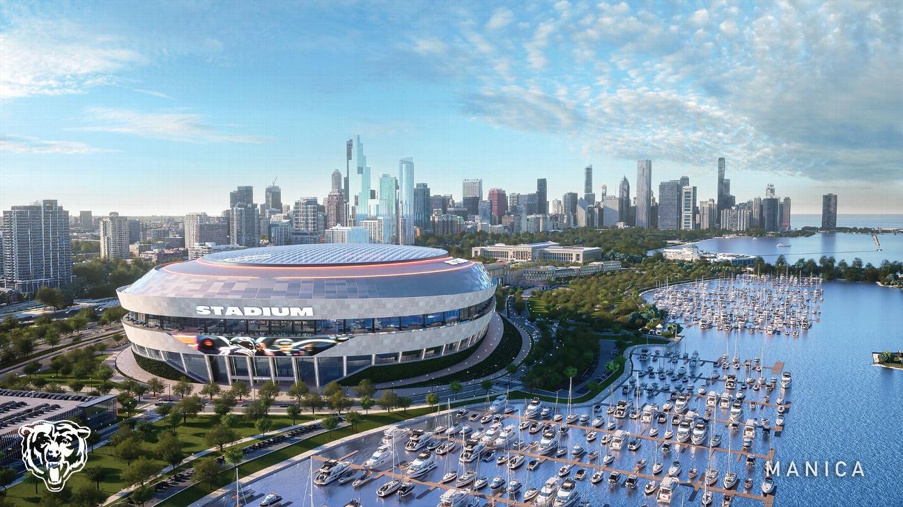Bears unveil $5B proposal for new domed lakefront stadium