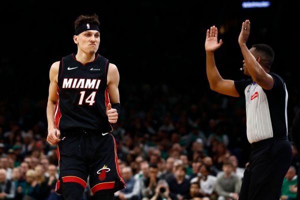 Heat torch Celtics with 23 3-pointers to even series in Game 2
