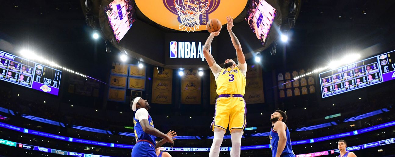 Follow live: Lakers yearning for first win at home vs. Nuggets