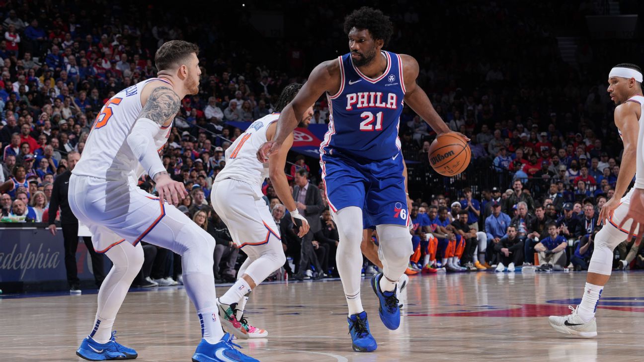 Embiid has 50 to lead 76ers to win, reveals Bell's palsy diagnosis ...