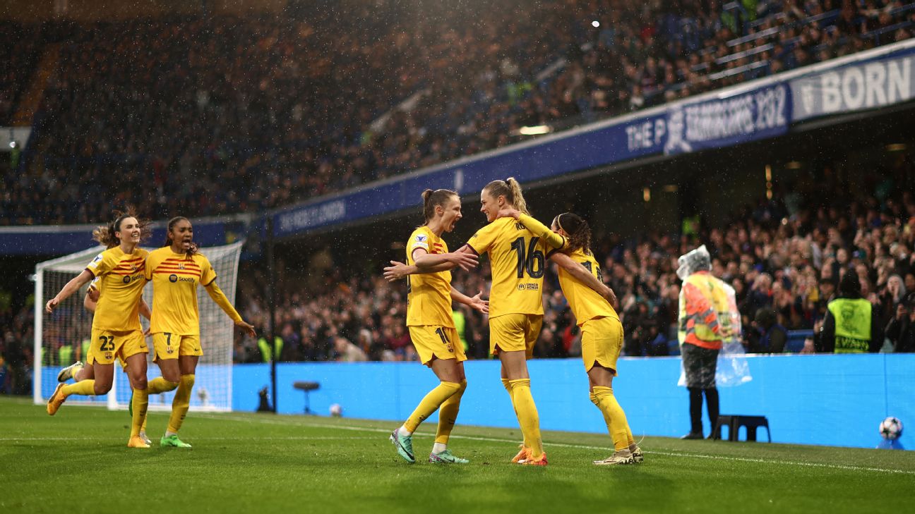 Barcelona reach fourth straight final, Chelsea heartbroken