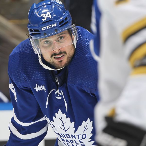 Auston Matthews sits out Maple Leafs-Bruins Game 5