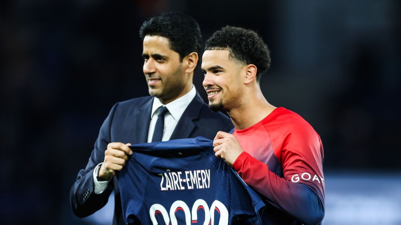 Za  re-Emery signs new PSG deal until 2029