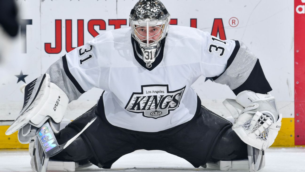 Los Angeles Kings start goalie David Rittich in Game 4 - ABC7 Los Angeles