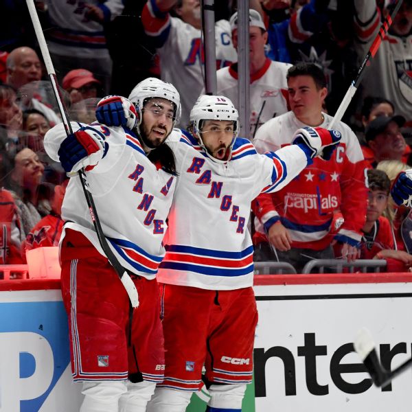 Rangers polish off Caps for first sweep since  07