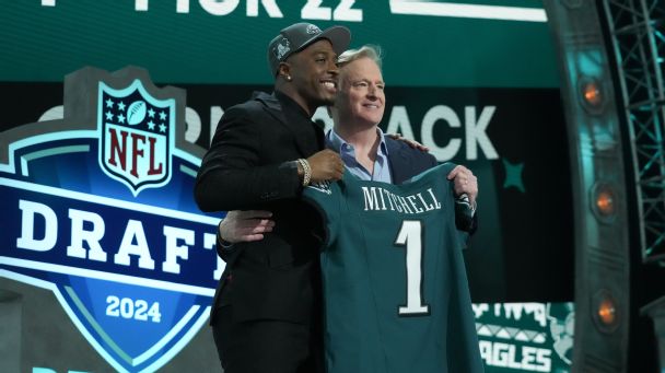 Eagles rookies Mitchell, DeJean have chance to start for Eagles