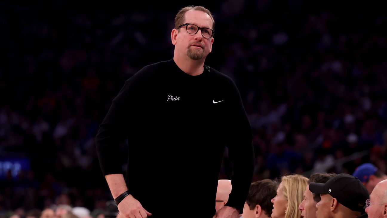 76ers' Nick Nurse attends brother's funeral, expected for Game 2