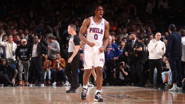 Tyrese Maxey's showing in 76ers' win over Knicks sets social media abuzz