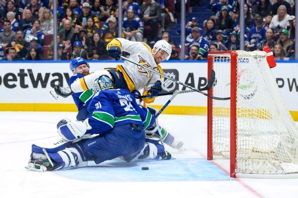 Canucks coach defends not challenging Preds' goal in Game 5 win