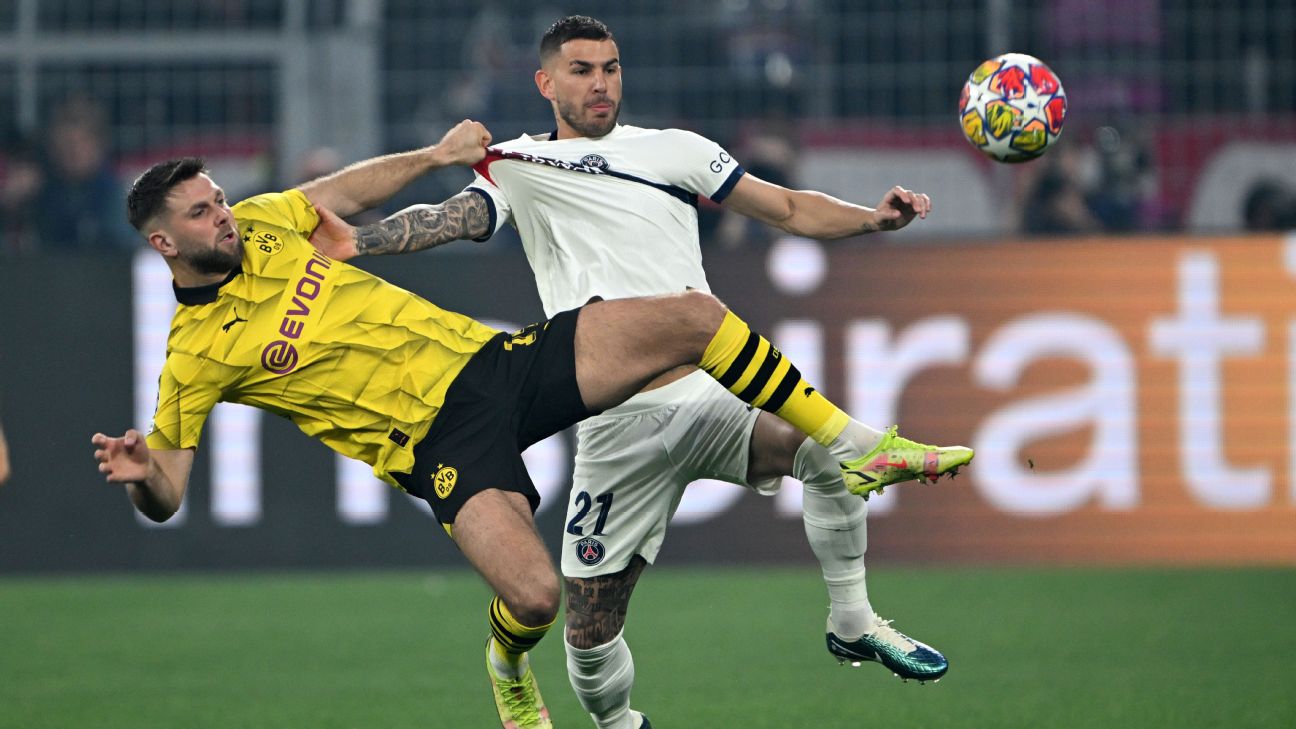 Live updates: Dortmund strike first in Champions League  clash with PSG