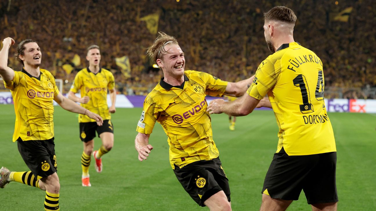 Advantage Dortmund after narrow win over PSG