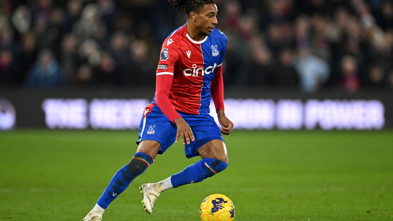 Michael Olise of Crystal Palace during the Premier League match between Crystal Palace and Sheffield United at Selhurst Park  [1296x729]