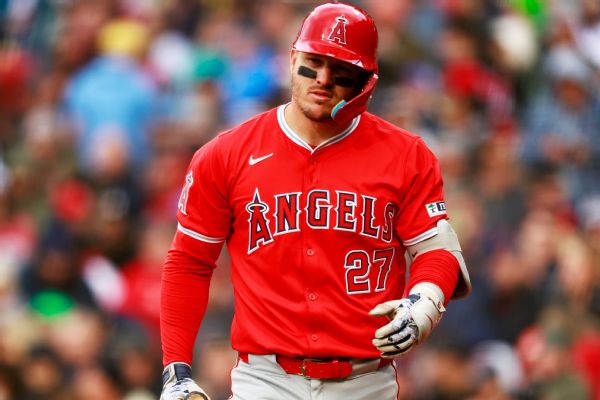 Angels' Trout confident he'll return by end of July