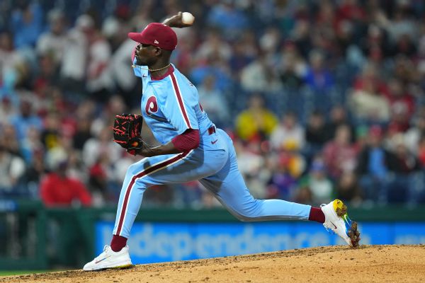 Phillies RHP Yunior Marte on IL with shoulder inflammation