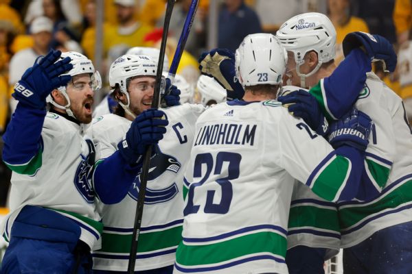 Canucks blank Predators in Game 6, advance to 2nd round