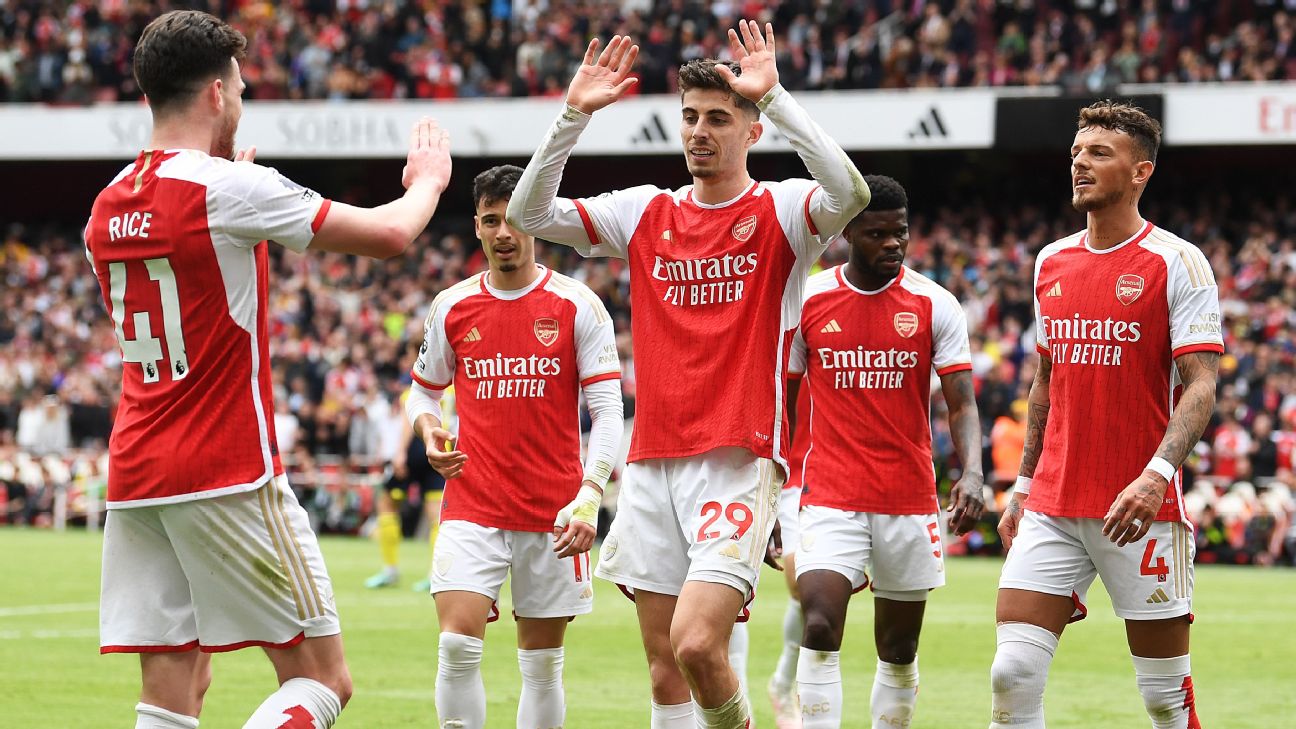Havertz, Rice epitomize Arsenal's progress in victory over Bournemouth