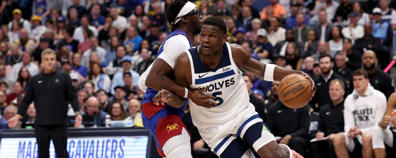 Follow live: Edwards, TImberwolves look to increase series lead in Denver