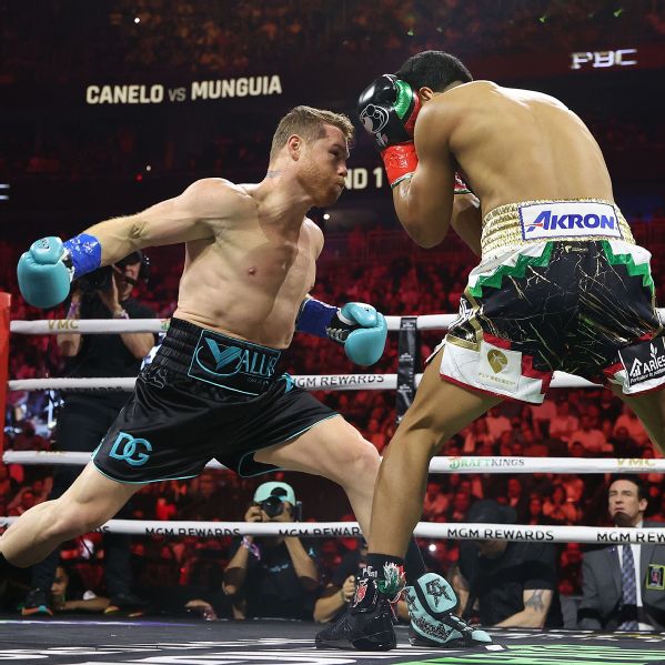 Canelo, ‘the best fighter,’ way too much for Munguia www.espn.com – TOP