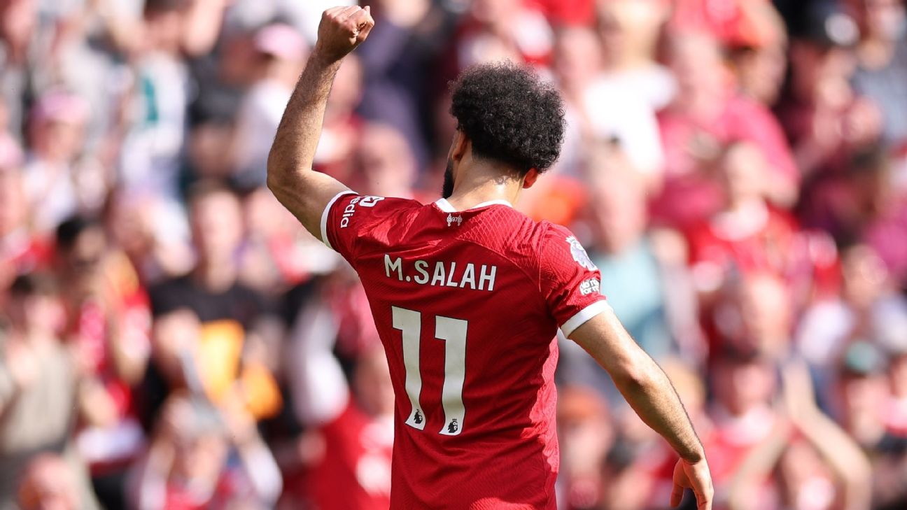 Mohamed Salah of Liverpool celebrates [1296x729]