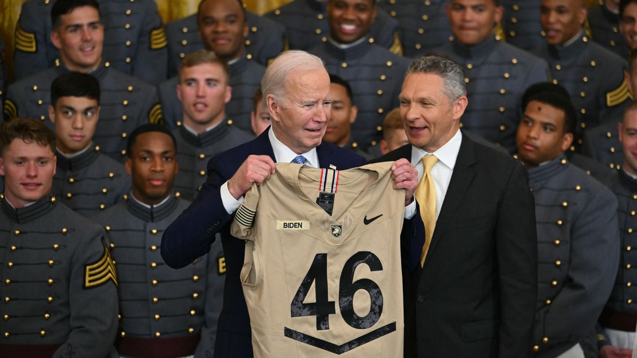 Biden honors Army for beating Navy  Air Force